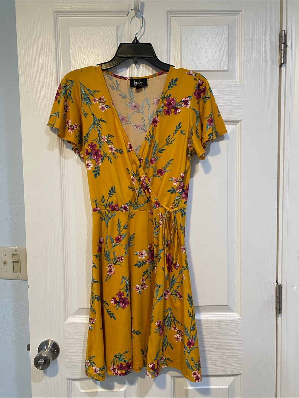 By & By Floral Wrap Dress